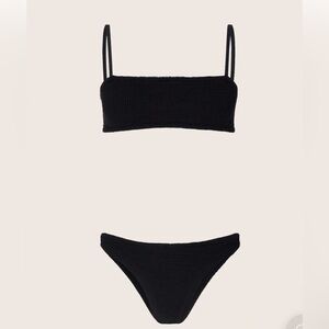 Hunza G, Metallica Cocoa color Gigi Bikini